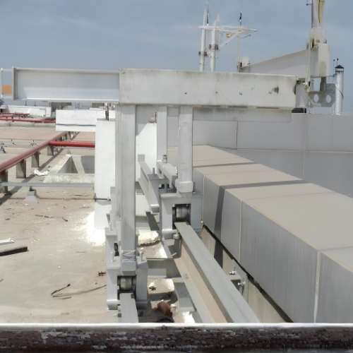 Manual Motorized Roof Parapet Travelling Jib
